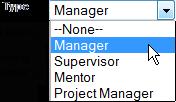 Maintaining Team Member Records Setting Up Cross Reporting 3. Complete the fields as follows: Cross Reporting Team Member Type The name of the Team Member who cross reports to this manager.