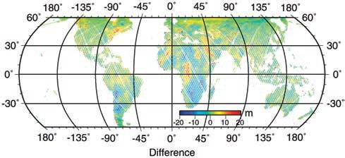 Satellite data condnuity 2. Data cost Large- scale differences between X- and C- band SRTM 3.
