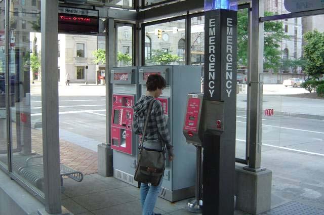 Fare Payment Ticket vending installed at