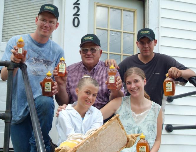 Operating from a 100-year old, five-story flour mill in Iola, Hawley Honey Farm produces up to 18 barrels of honey per day.