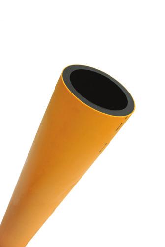 SC100 pipe Our SC100 pipe is manufactured from PE100 materials and is easily identifiable by its orange coloured outer surface.