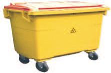 specifically for the safe disposal of items that are infectious, hazardous and