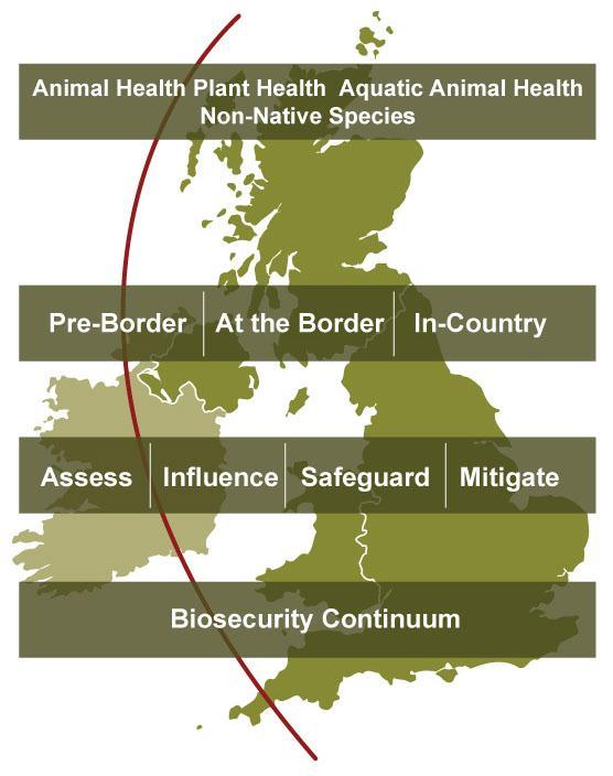 How does it work? The Biosecurity Continuum PREVENT PROTECT PREPARE RESILIENT The Biosecurity Continuum Pre-border activities.