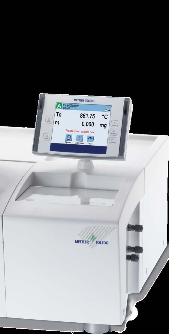 Our TGA instruments use the world s best METTLER TOLEDO micro and ultra-micro balances. The internal calibration ring weights ensure unsurpassed accuracy.