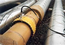 Guided Wave Inspection Only requires a few feet of insulation to be removed for application Can scan approx 100-150 of pipe in each direction of collar (can be Limited) Will identify