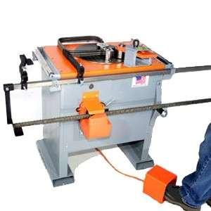 A portable table rebar cutter and bender is used for high volume repetitious bends before the rebar is placed into the concrete (Figure 3-14).