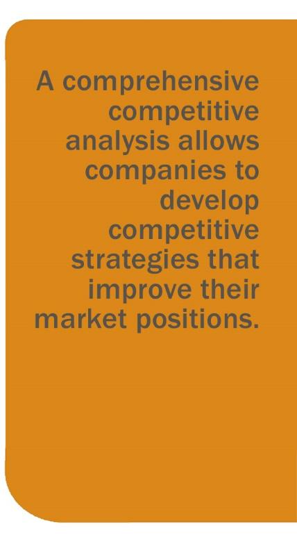 Getting Information for a Competitive Analysis Marketers learn about competitors strengths, weaknesses, opportunities, and threats through primary and secondary research.
