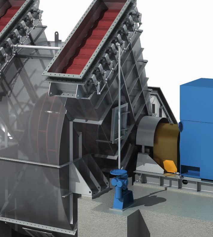REITZ STRONG BUILDING MODELS FOR THE CEMENT INDUSTRY REITZ radial fans set standards.