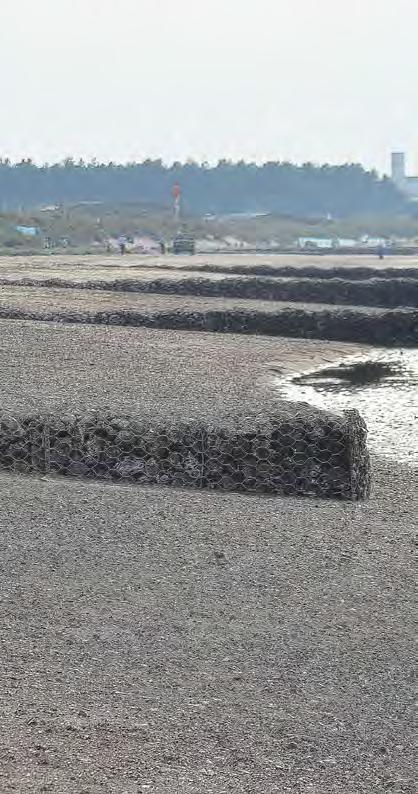 2. Gabion design 15 2.7 Gabion groynes River Groynes Groynes are structures that extend from the river bank out into the water course.