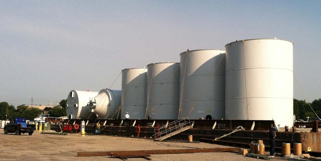 CHALLENGE Size of tanks and silos created logistical