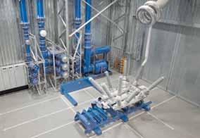 Centralized gas handling system (DILO make) Capable of handling SF 6 gas volume of 2800 kg the system can perform various activities
