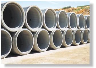 Two of the many tests required in these specifications are the hydrostatic pressure tests of concrete pipe in straight alignment and maximum deflected positions.