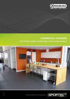 sporting applications SPORTEC brochure Commerial flooring for offices, shops,