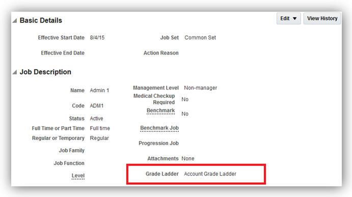 DEFINE A DEFAULT GRADE LADDER FROM JOB AND POSITION We have made it easier for you to perform employment transactions by defining an optional default grade