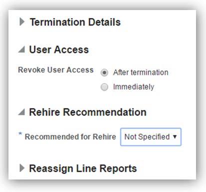 Attachments can be Viewed from the Approval Notification ADDITIONAL OPTION FOR REHIRE RECOMMENDATION You now have an additional option for the rehire recommendation when you terminate a person s