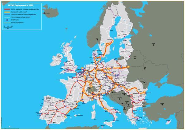 The ERTMS corridors 34 DTU,