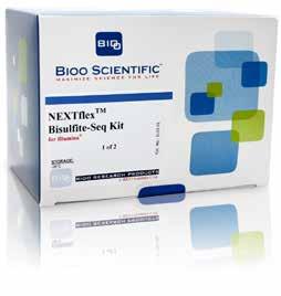 DNA-Seq Library Prep - Illumina Compatible NEXTflex Bisulfite-Seq Kits for Illumina Compatible with total bisulfite-seq and reduced representation Single nucleotide resolution of methylation sites