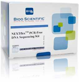 DNA-Seq Library Prep - Illumina Compatible NEXTflex PCR-Free DNA Sequencing Kits for Illumina Eliminates amplification bias and poor sequence representation Improves read mapping Reduces duplicate