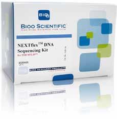 DNA-Seq Library Prep - SOLiD Compatible NEXTflex DNA Sequencing Kits for 5500 SOLiD Simplified workflow with 96-well plate compatible volumes Flexible barcode options - Barcode kits contain 16 to 96