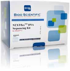 DNA-Seq Library Prep - SOLiD Compatible NEXTflex DNA Sequencing Kits for SOLiD 4 Simplified workflow with 96-well plate compatible volumes Flexible barcode options - Barcode kits contain 16 to 96