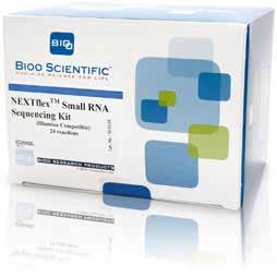 RNA-Seq Library Prep - Illumina Compatible NEXTflex Small RNA Sequencing Kits for Illumina Eliminate ligation associated bias Flexible barcode options with 48 barcodes available for multiplexing