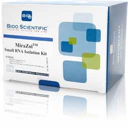 The small RNA recovered has been verified as suitable for making small RNA libraries for next generation sequencing (NGS) using the NEXTflex Small RNA Sequencing Kit.
