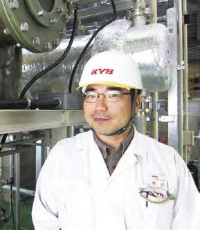 lead helps it gain good abrasion quality. In KYB, we are working to ensure a good product quality of lead-free bearing by conducting material selection and test and evaluation several times.