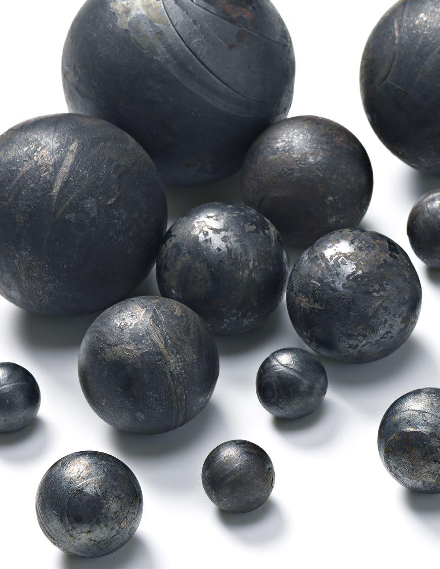 YOU LL START TO LOVE THE DAILY GRIND Ovako grinding balls are used by one of the world s leading processors of iron ore products in their primary mill, just prior to flotation and