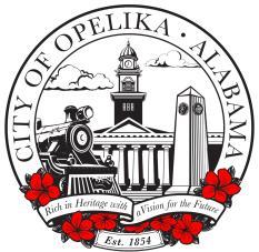 OPELIKA CITY COUNCIL WORKSESSION MEETING AGENDA 204 South 7th Street October 18, 2016 TIME: 6:45 PM TOPICS FOR REVIEW & DISCUSSION 1. CALL TO ORDER 1.