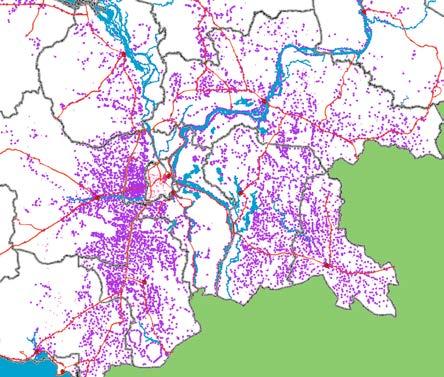 Keskinen (2012) integrates urban livelihoods into that classification and divides the Tonle Sap area into three distinct entities: the fishing zone (5% of the population), the agricultural zone (60%)