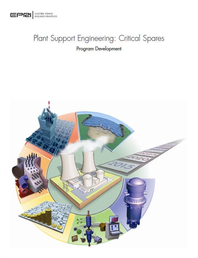 Critical Spares Project is building on 1019162 Some sites have implemented critical spares programs A few efforts are mature A 2015 survey showed the number of critical spares for 1 unit varied from