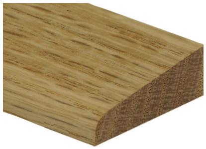 SOLID OAK REDUCERS 2 1 Reducer. Used when butting floating floors up to 1/8 tile or resilient sheet goods.