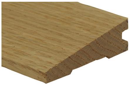 5cm), 1=7/16 (11mm), 2=1/8 (3mm) Solid Oak 2 1 Reducer molding for reducing 3/4 flooring materials such as ceramic or