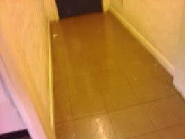 XP9999//87 Floor tiles 50M No Change: Labelled dark beige floor tiles.