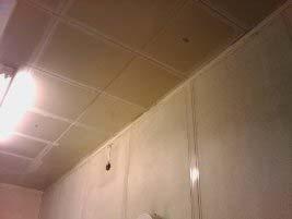 49 Location ID: /480 Back Stage Area and Corridor Presumed cladding to walls and ceiling 00m² No Change: Labelled insulating board panel