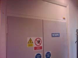 ..5.9 Location ID: /0 Office 6 XP996//49 above fire doors to W0P m² No Change: Encapsulated and labelled insulating board infill panel