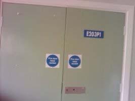 ..5.66 Location ID: /66 E0P Presumed internal fire door linings No. No Change: lining within fire door. Not labelled.