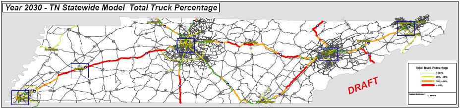Other Potential Uses in Urban and Regional Models In addition to using statewide models as a source for external trips in urban and regional models Time-of-day estimate (assuming statewide