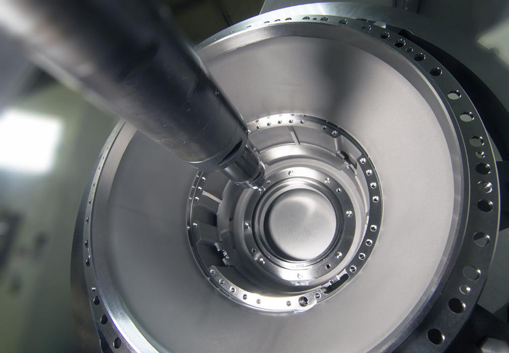 SIMPLIFIED SETUPS With 5-axis machining, complex parts that once took multiple setups can often be reduced to one.