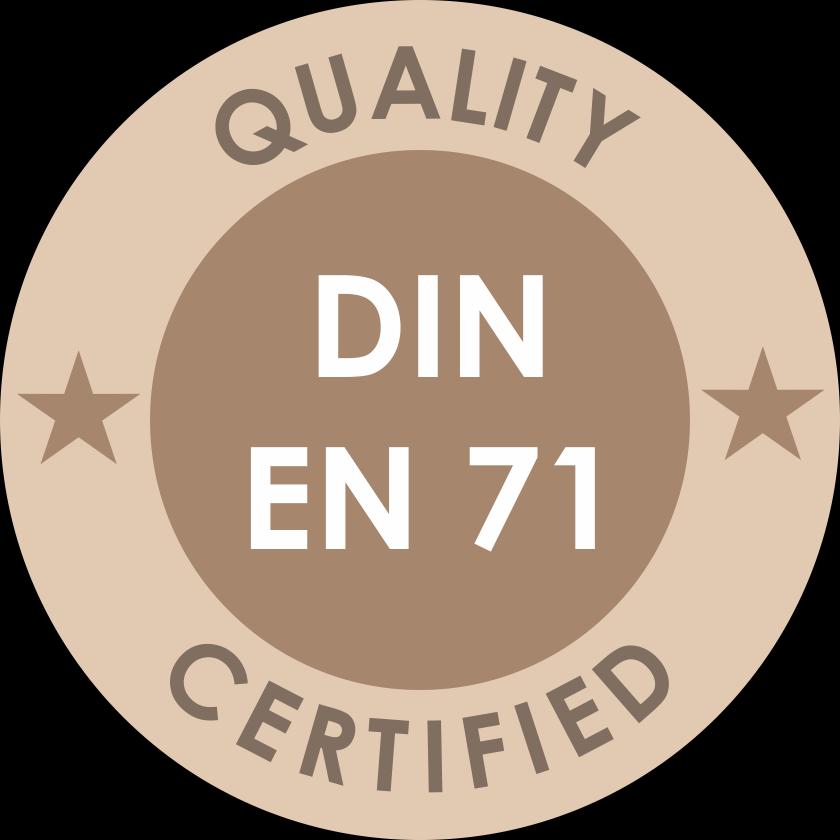 Quality Compliance EN 71 DIN EN71 European Standard This European Standard was approved by CEN on 29 May 2013 and includes Amendment 1 approved by CEN on 18 August 2014.