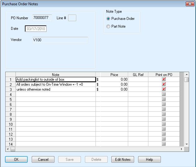 Purchasing Control User Guide - 51 of 96 If you enter a new MPN in this box and Create Part Vendor Record in the PO Preferences is marked, Exact MAX 5.0 creates a new vendor/part record automatically.