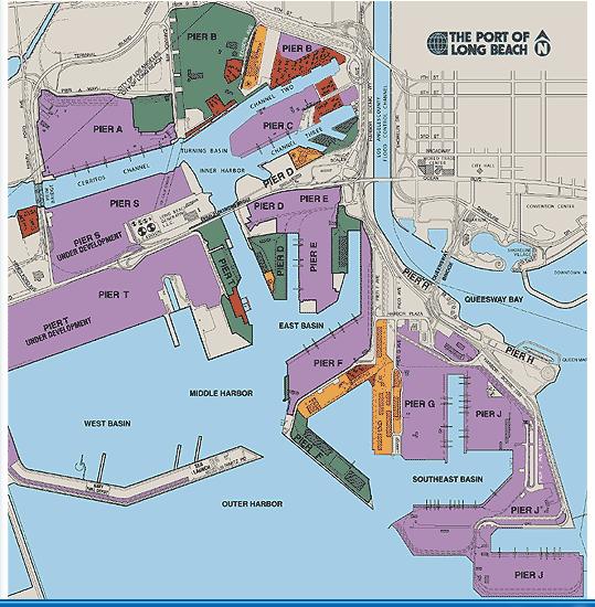 2. Port of Long Beach Container Terminal Capacity Most of the POLB s seven container terminals (Figure 4) are nearly fully developed, with the exception of the Pier S terminal, which has not yet been