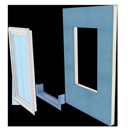 Window and Door Attachment (Outboard Drainage Plane) Windows and doors must be supported through attachment to the wall.