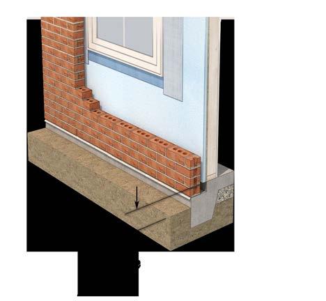 For above-grade walls with exterior foam sheathing insulation, the IRC includes an additional requirement for buildings located in the very heavy termite infestation probability zone (see Figure 31