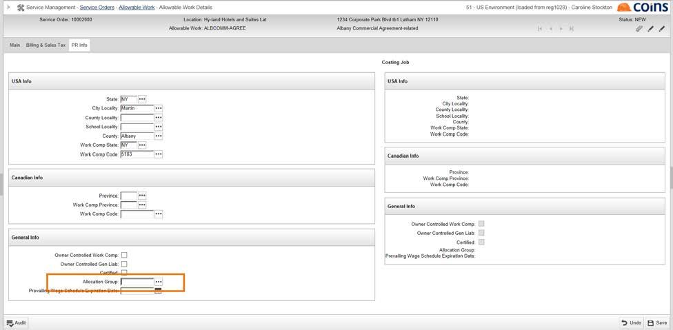 2.4.3 Information about Service Orders Many clients use the Service Management module in OA. A Service Order is directly linked to a Job and Section in the Job Status module.