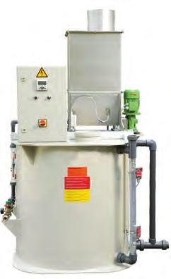 Customisation of systems to match the application KD 44 is a fully automatic one-chamber preparation system for different products such as aluminium sulphate,