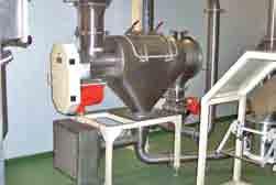 Centrifugal sifter Vibratory sifter To facilitate the