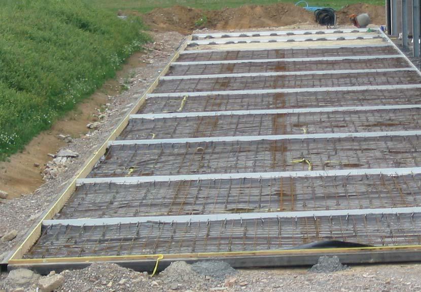 K-FORM outperforms steel and wood formwork in most aspects of application, and can be used in many locations (such as gas stations) where steel or wood formwork