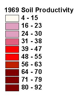 1969 NDSU climate-adjusted township soil