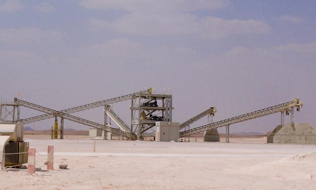 MAGNESITE ORE CONVEYOR SYSTEM FEECO supplied several conveyors